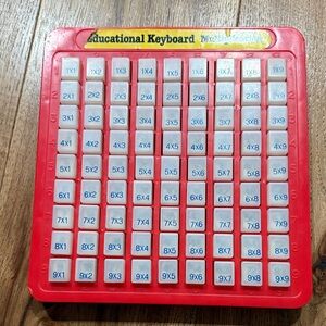 Multiplication educational keyboard